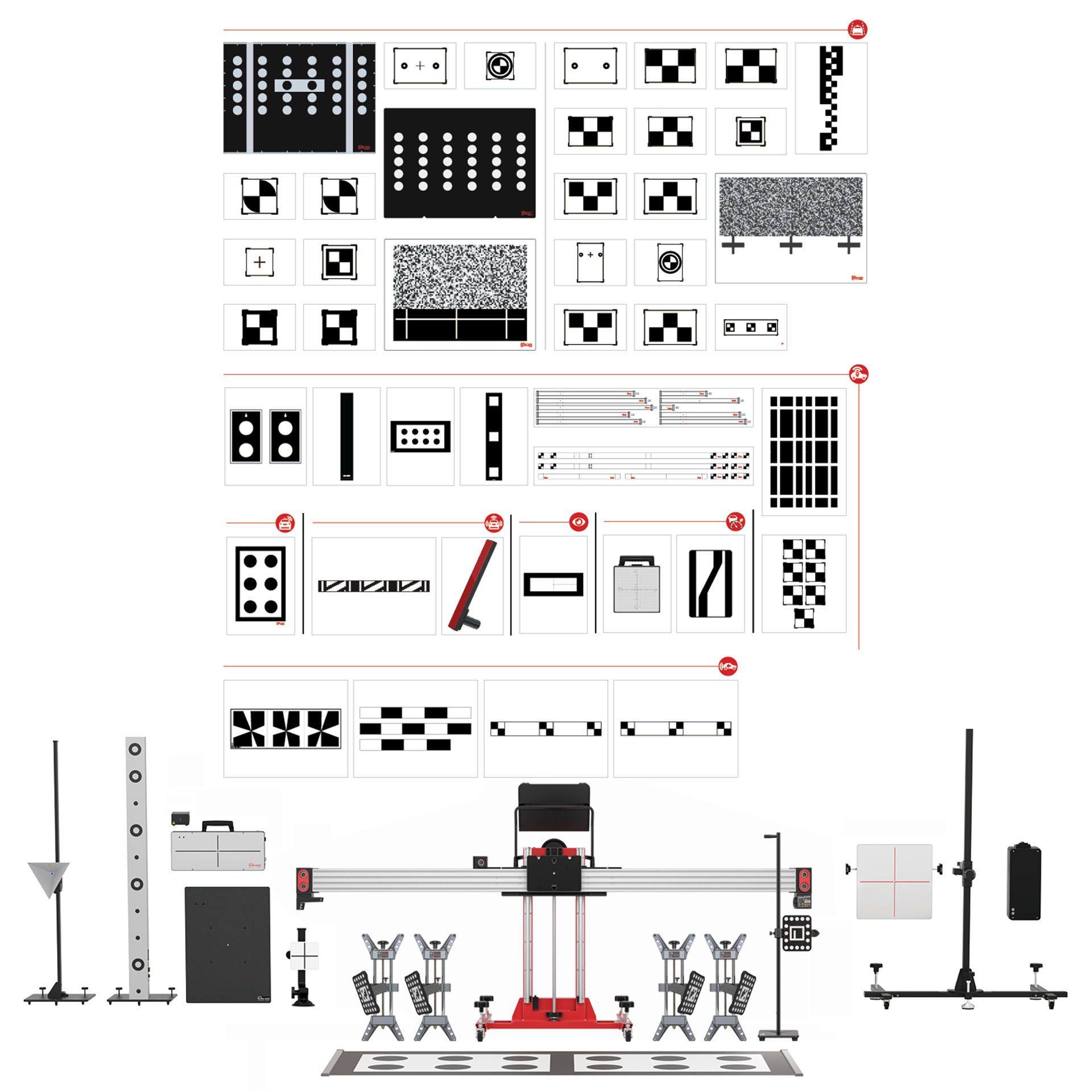 Picture of AS30-AUTEL • ADAS All Systems Calibration 3.0 Package Camera Based Frame (Without Tablet)